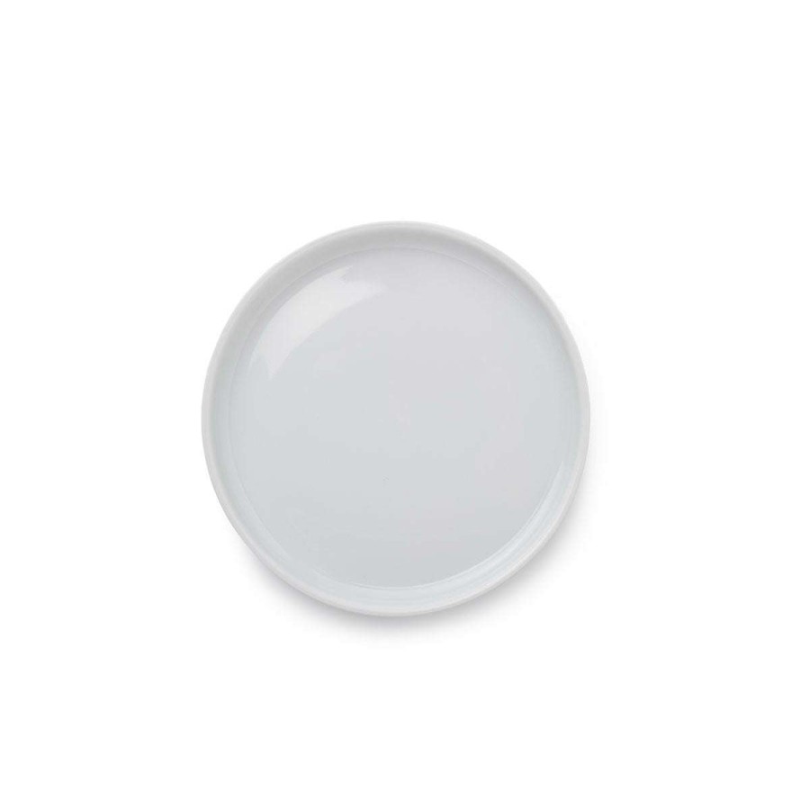 Tableware * | Cheap Online La Vaisselle De L'Econome Blanche Set Of 4 Plates 14 Cm