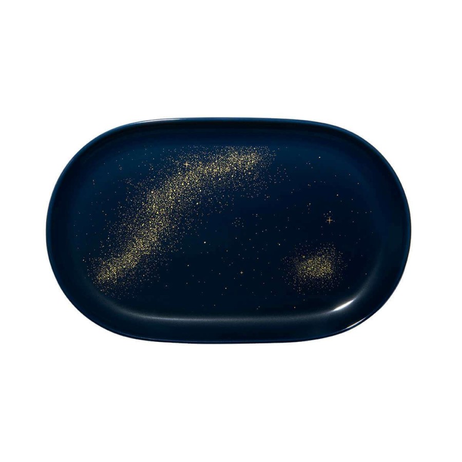 Tableware * | Shop Nuit Etoilee Oval Dish 38 X 23,5 Cm